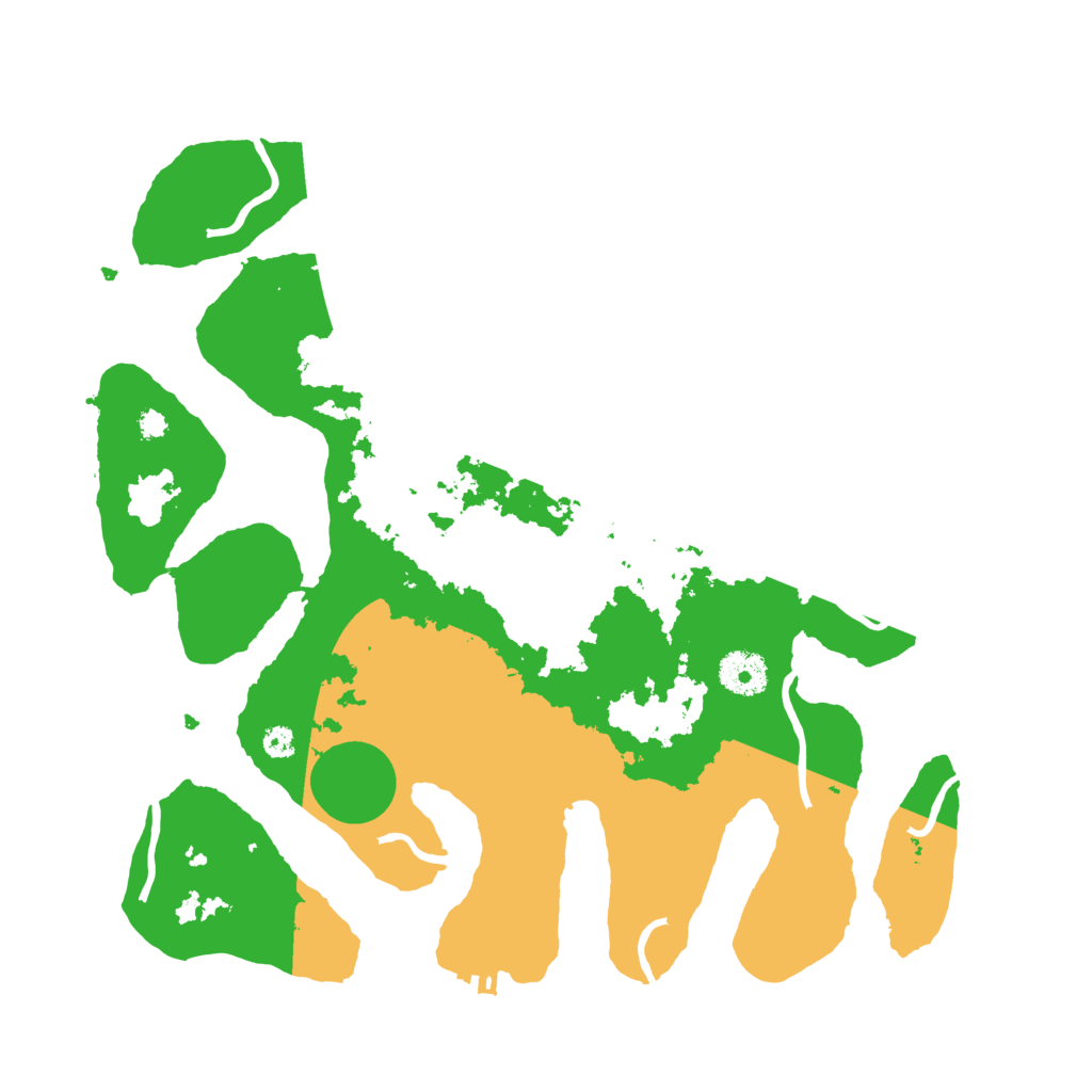 Biome Rust Map: Procedural Map, Size: 3500, Seed: 46774