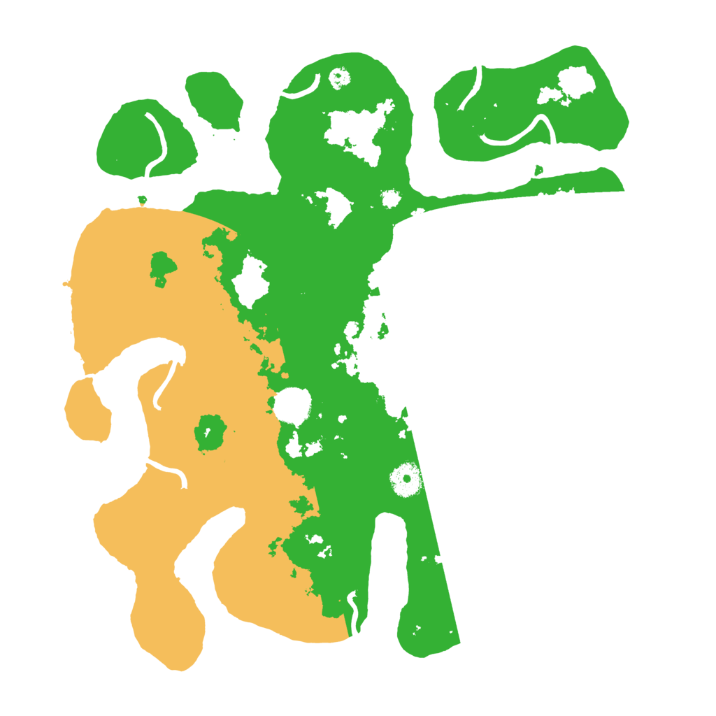 Biome Rust Map: Procedural Map, Size: 3500, Seed: 4076090