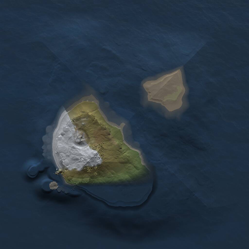 Rust Map: Procedural Map, Size: 1200, Seed: 1343, 1 Monuments