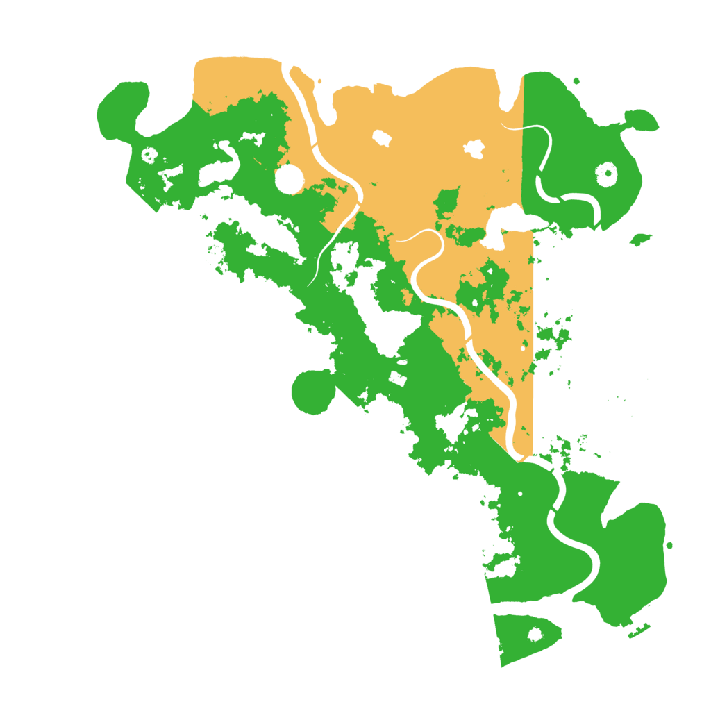 Biome Rust Map: Procedural Map, Size: 4500, Seed: 4193399
