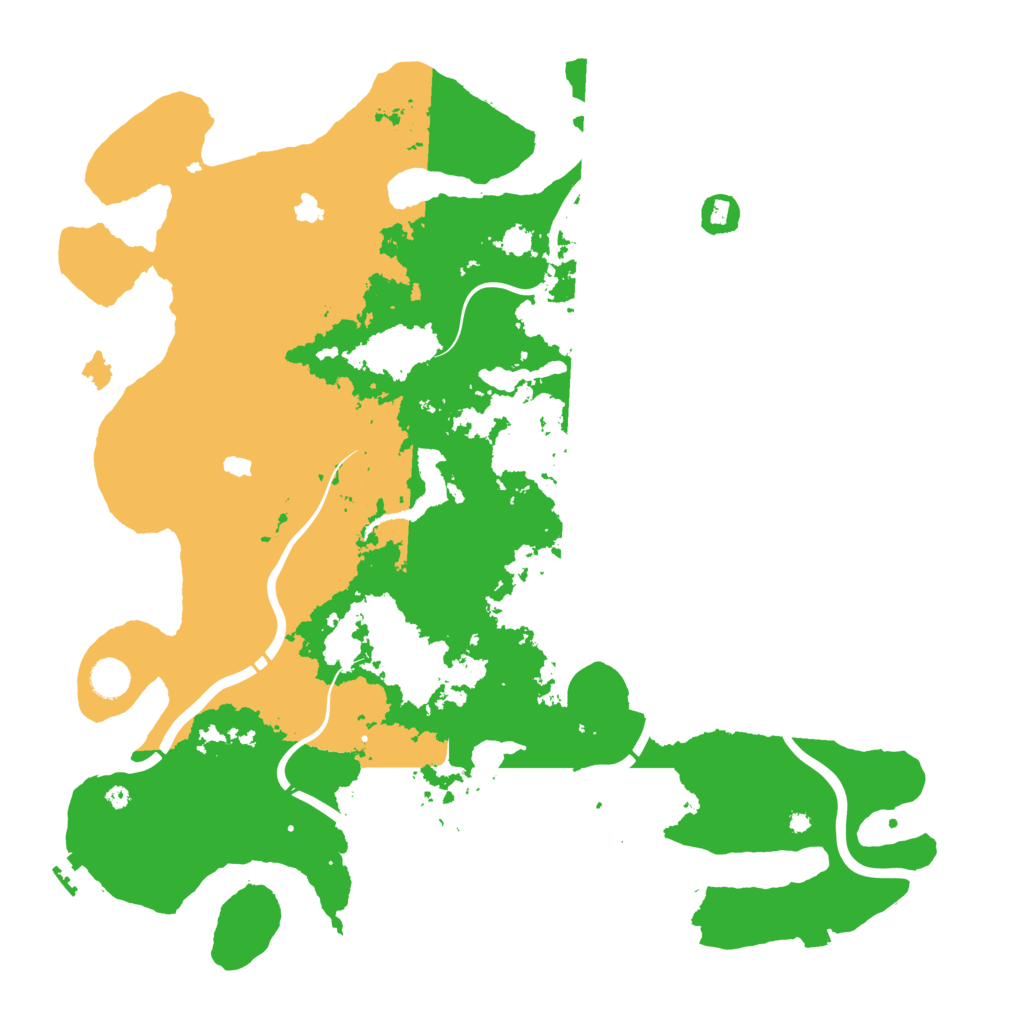 Biome Rust Map: Procedural Map, Size: 4500, Seed: 41279