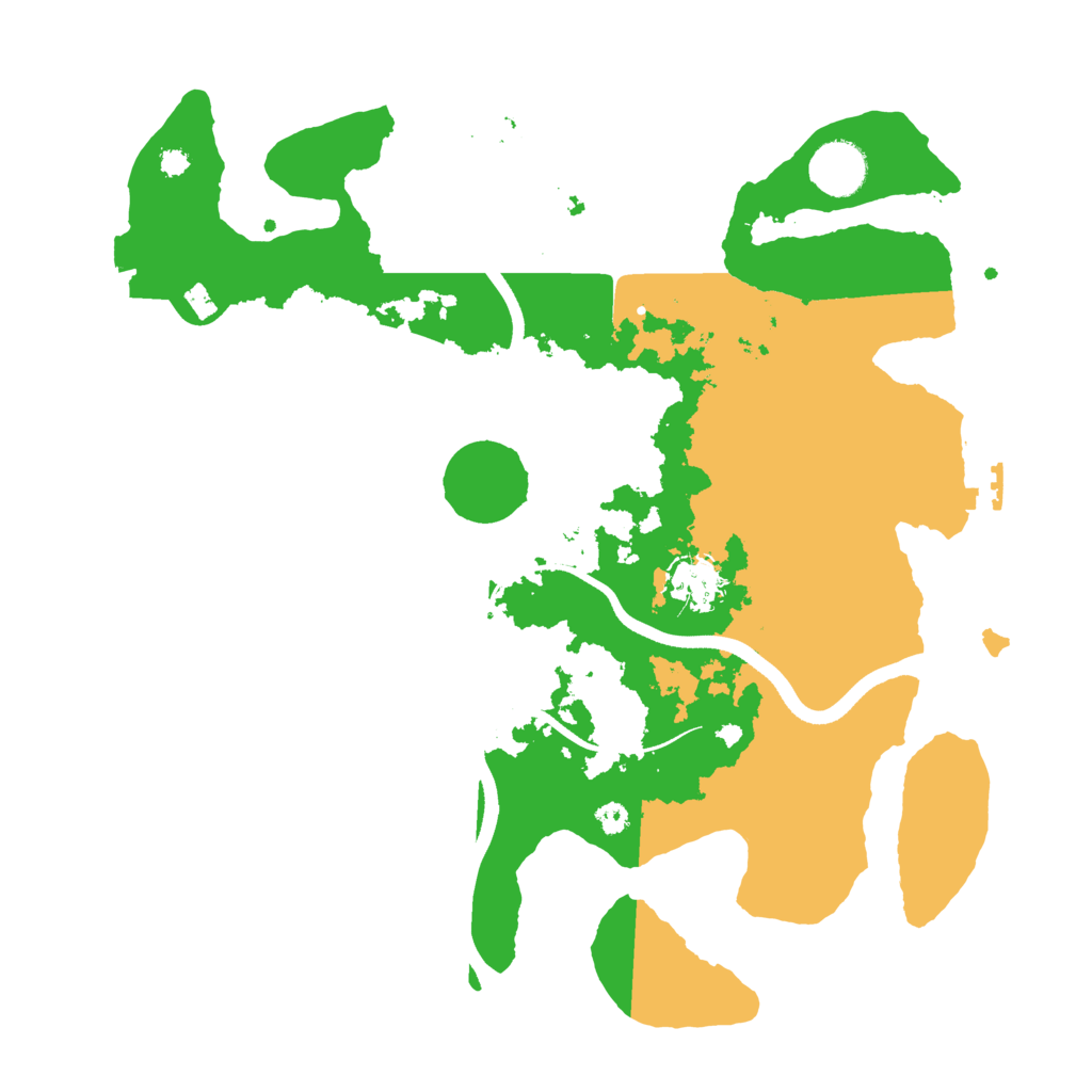 Biome Rust Map: Procedural Map, Size: 3500, Seed: 1660729