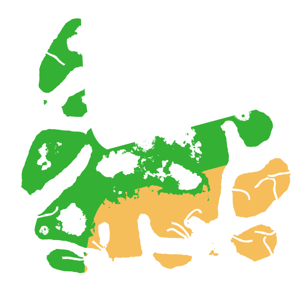 Biome Rust Map: Procedural Map, Size: 3500, Seed: 5371047