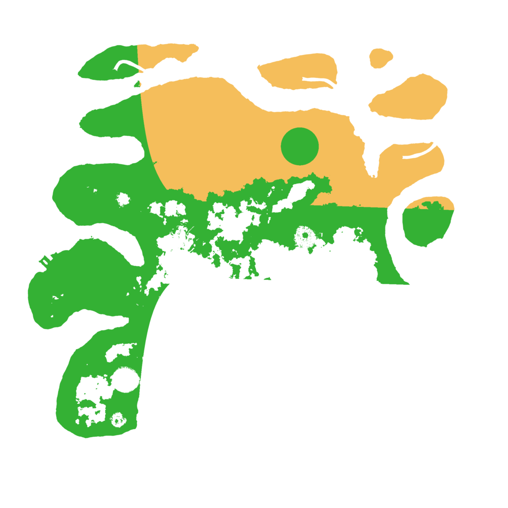 Biome Rust Map: Procedural Map, Size: 3550, Seed: 614484