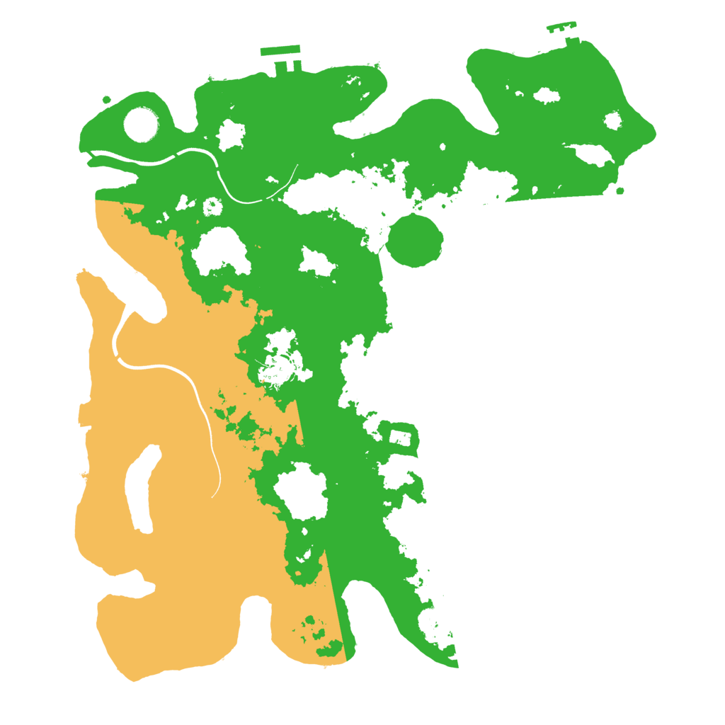 Biome Rust Map: Procedural Map, Size: 3700, Seed: 5385739