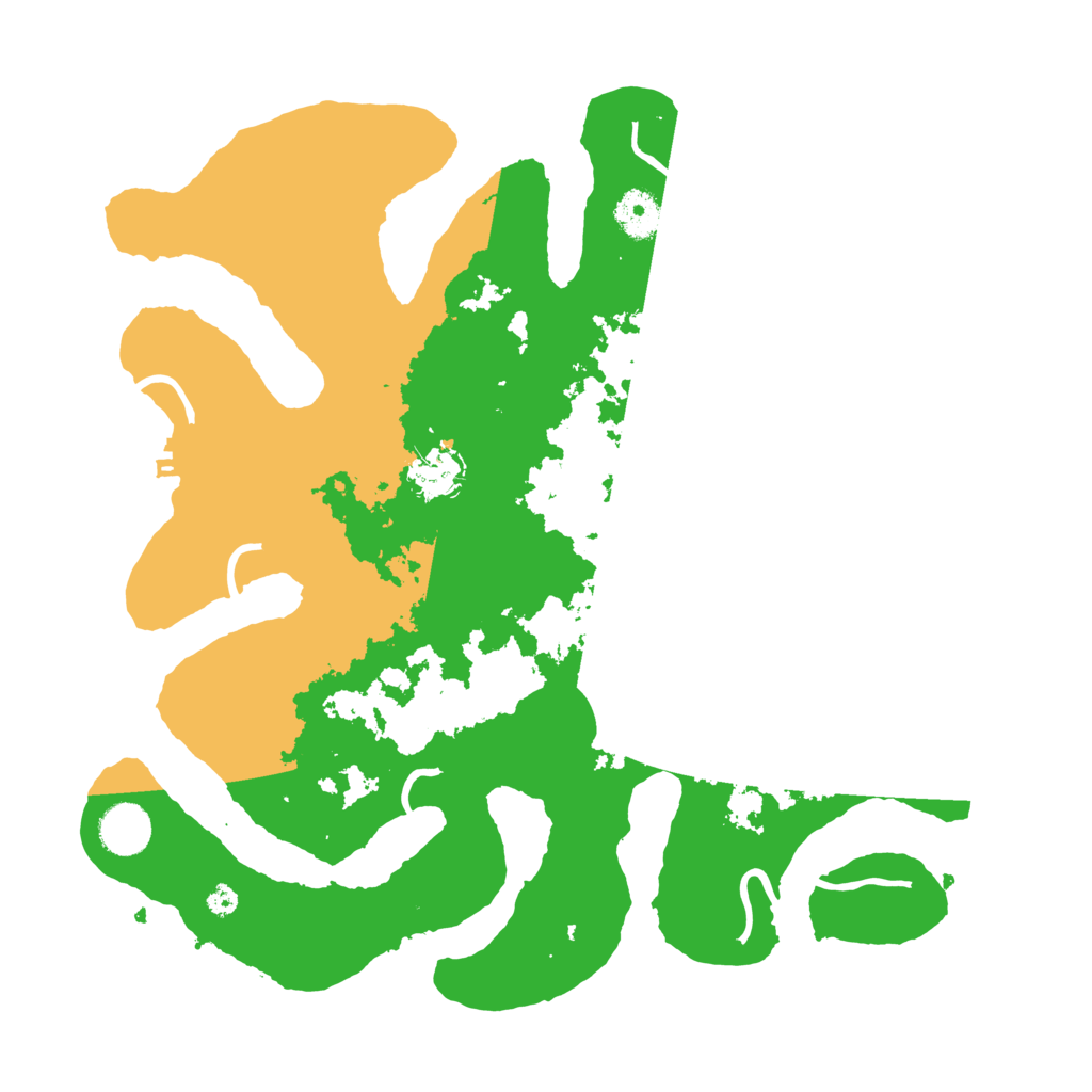 Biome Rust Map: Procedural Map, Size: 3700, Seed: 3106262