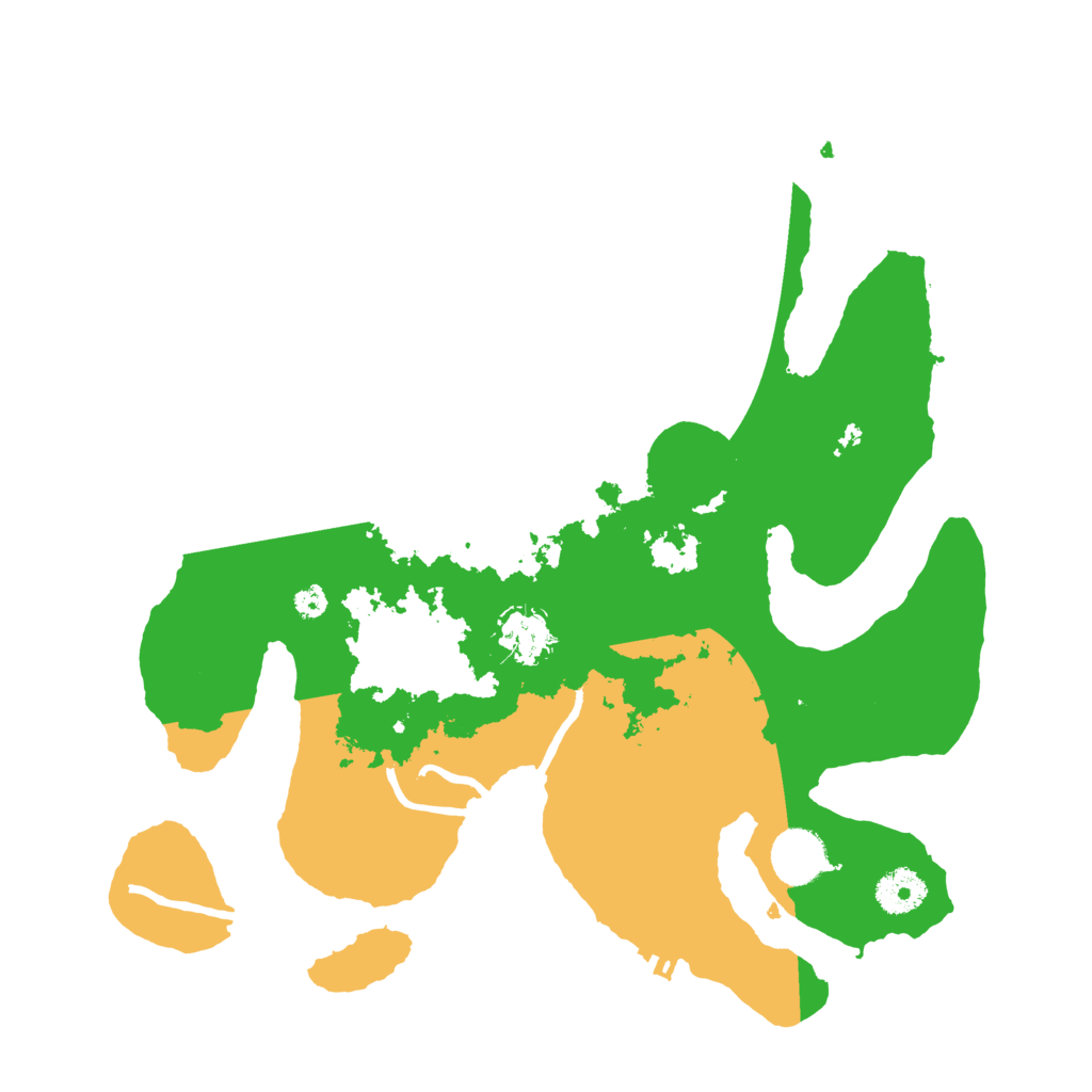 Biome Rust Map: Procedural Map, Size: 3500, Seed: 99000