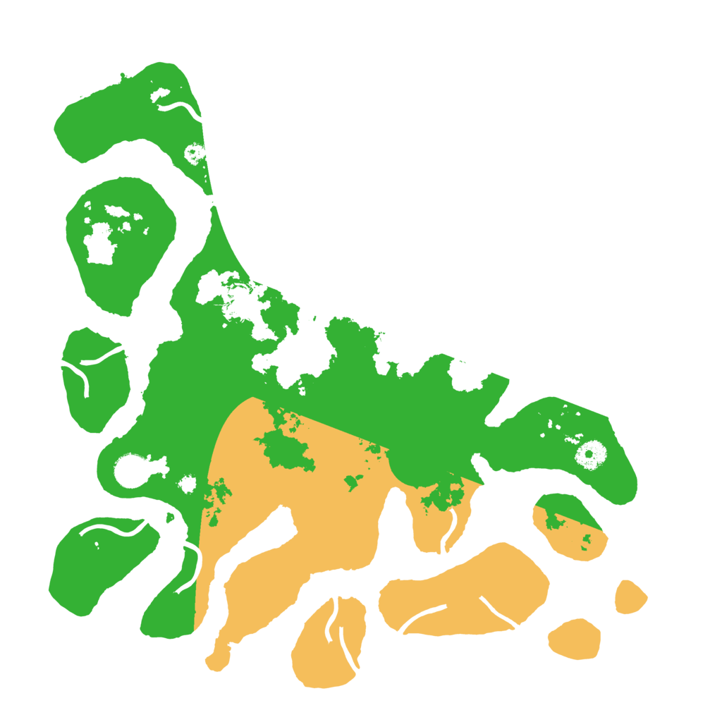 Biome Rust Map: Procedural Map, Size: 3700, Seed: 5516619