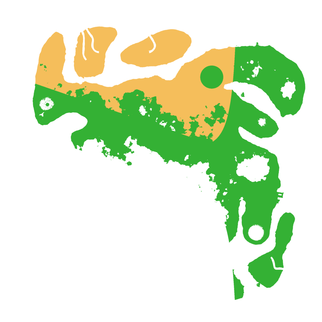 Biome Rust Map: Procedural Map, Size: 3700, Seed: 2922693