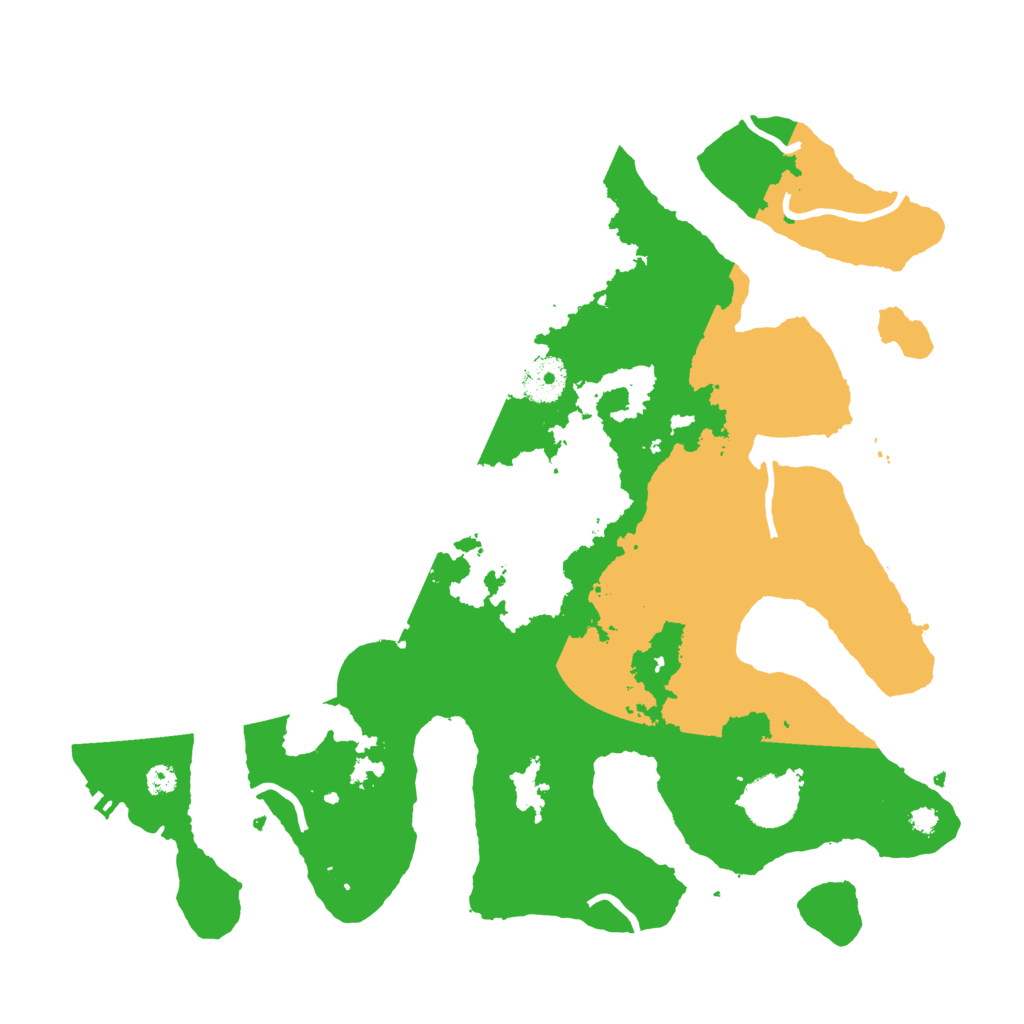 Biome Rust Map: Procedural Map, Size: 3500, Seed: 5822212