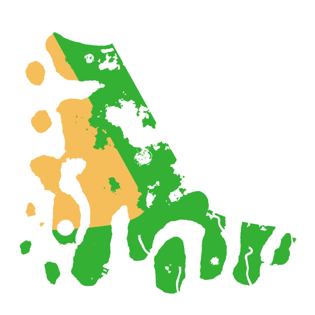 Biome Rust Map: Procedural Map, Size: 3500, Seed: 2427261