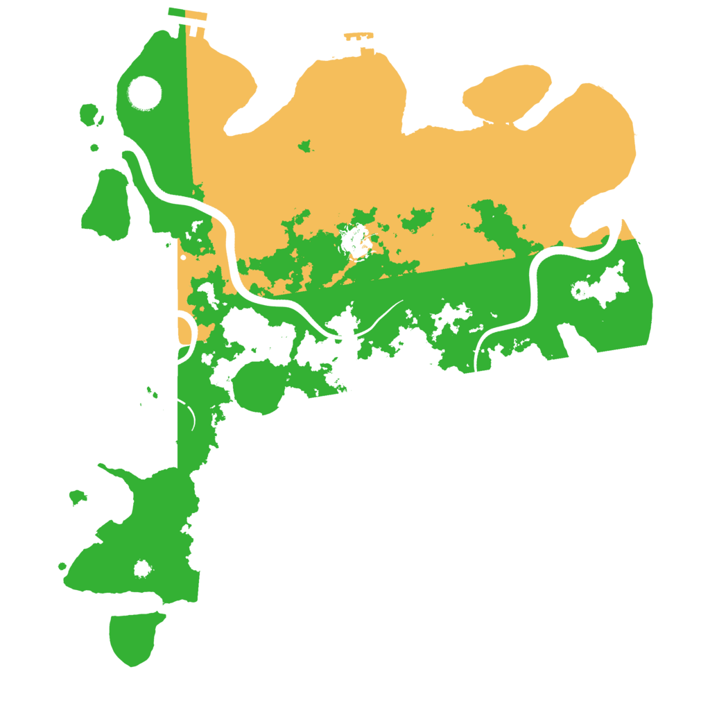 Biome Rust Map: Procedural Map, Size: 3700, Seed: 2794380