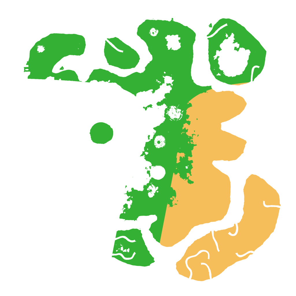 Biome Rust Map: Procedural Map, Size: 3700, Seed: 1588106