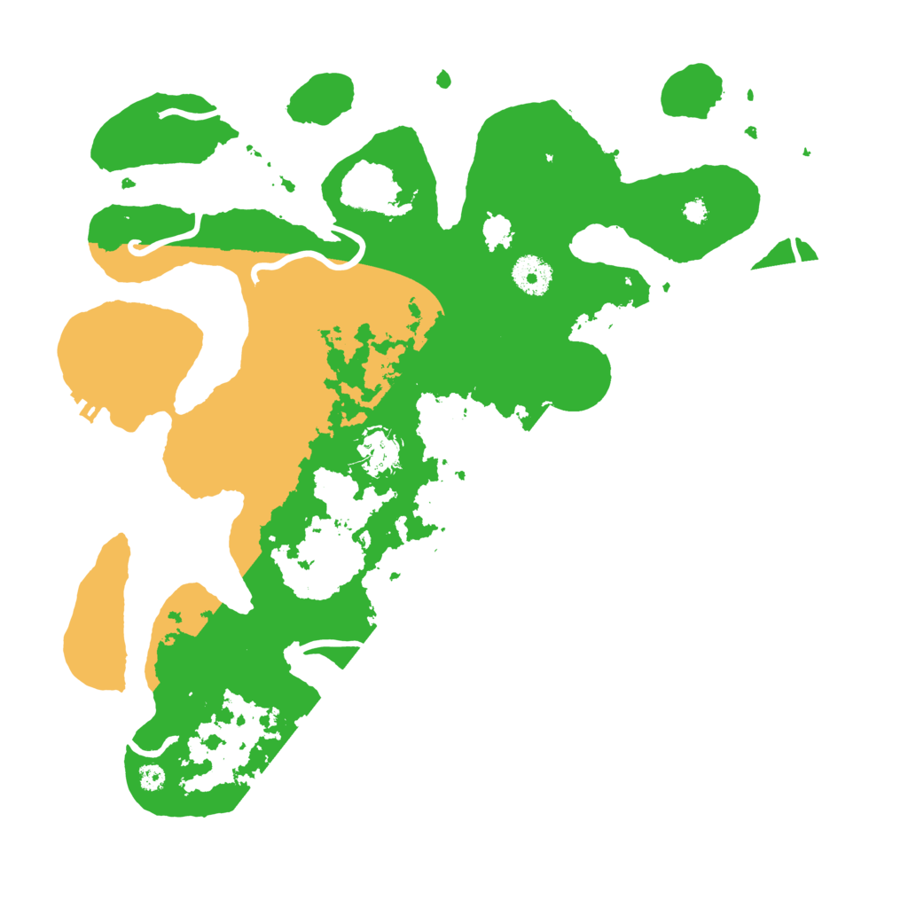 Biome Rust Map: Procedural Map, Size: 3500, Seed: 6190002