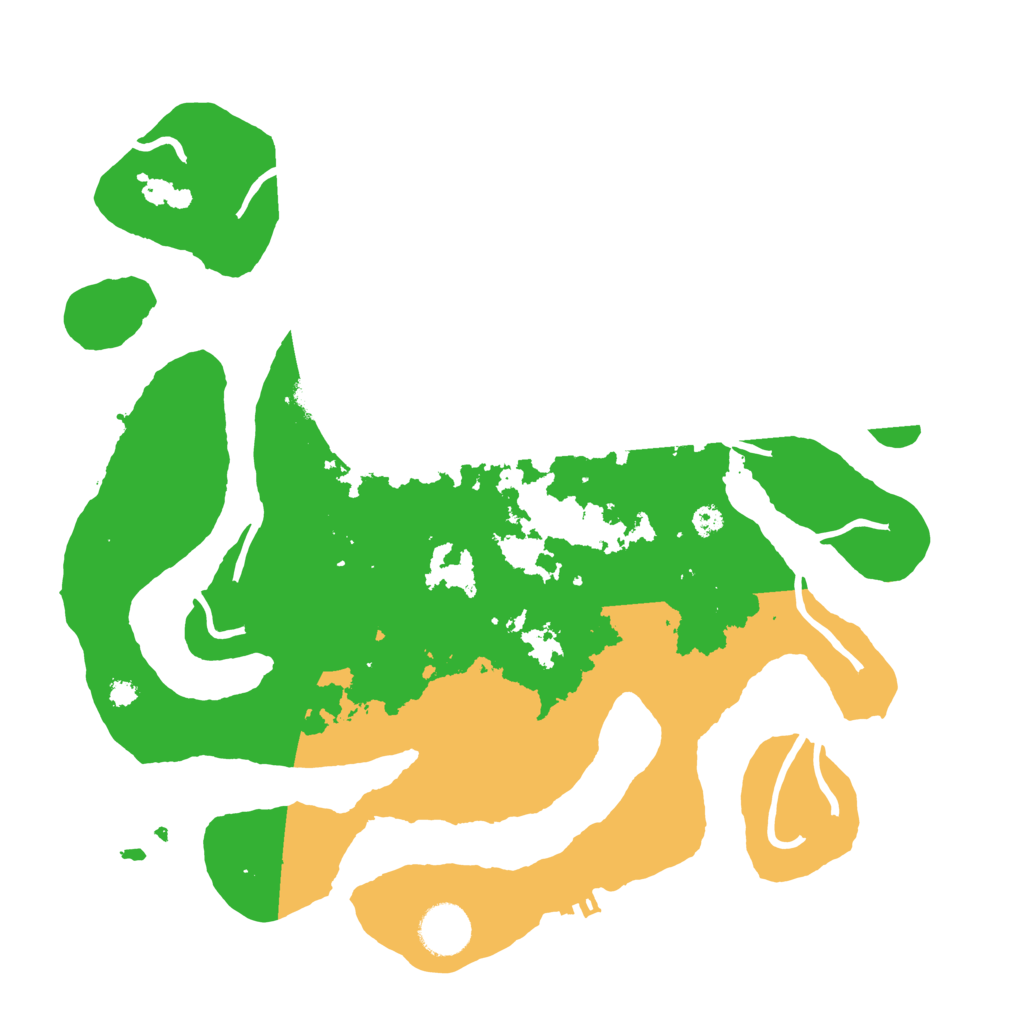 Biome Rust Map: Procedural Map, Size: 3500, Seed: 2886972