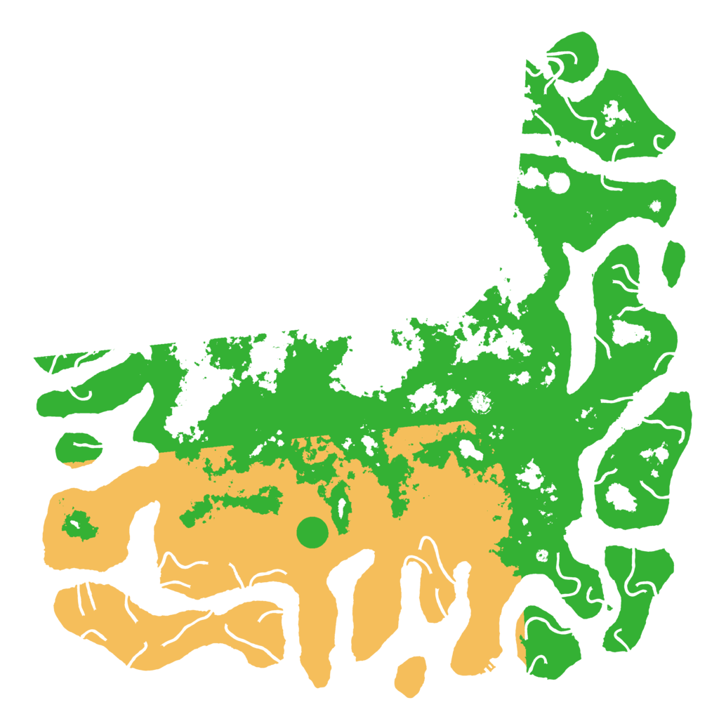 Biome Rust Map: Procedural Map, Size: 6000, Seed: 2020000000