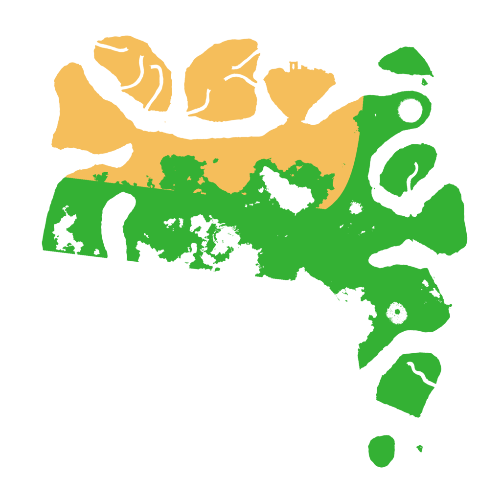 Biome Rust Map: Procedural Map, Size: 3700, Seed: 5831755