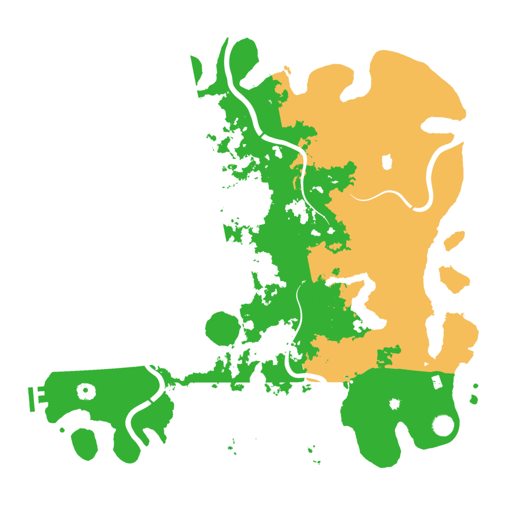 Biome Rust Map: Procedural Map, Size: 4200, Seed: 5119