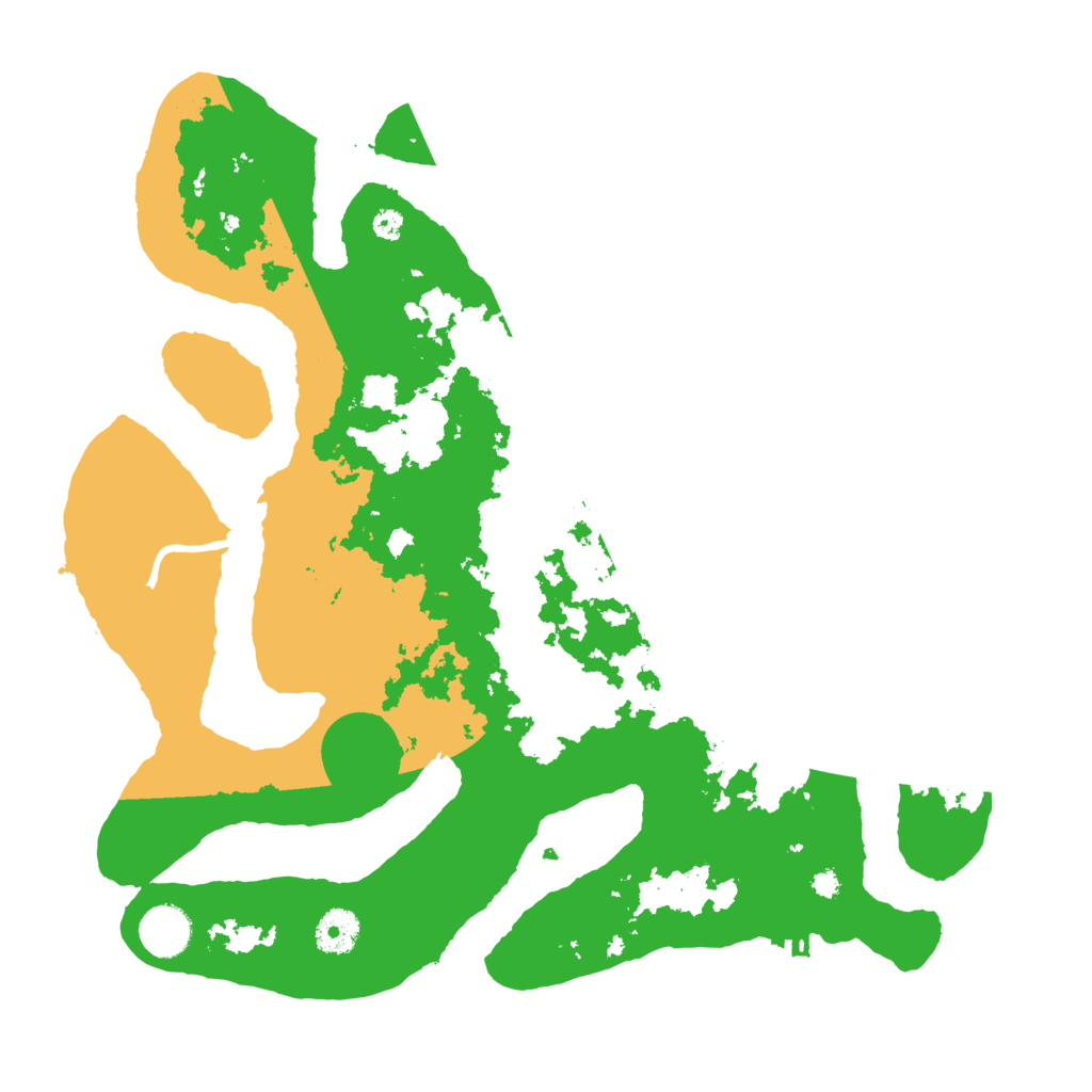 Biome Rust Map: Procedural Map, Size: 3700, Seed: 3514553