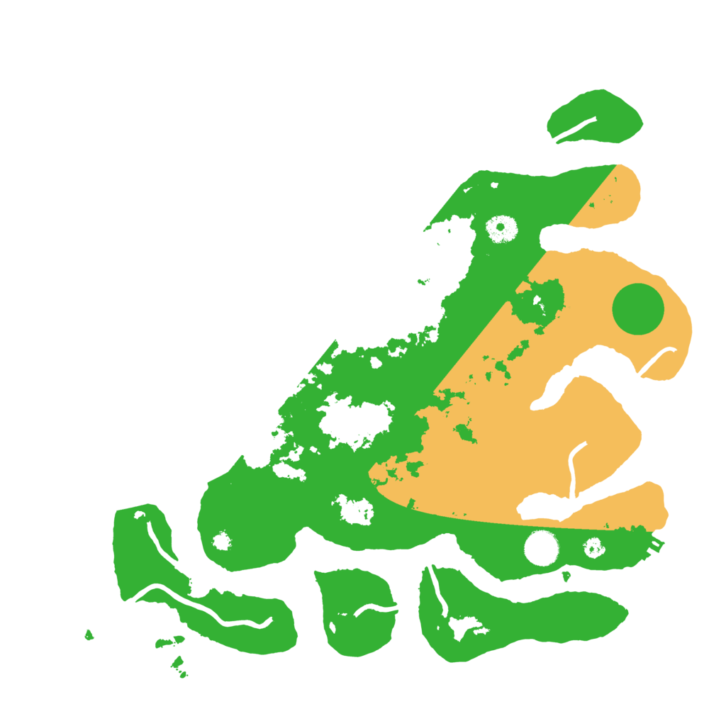 Biome Rust Map: Procedural Map, Size: 3700, Seed: 4598392