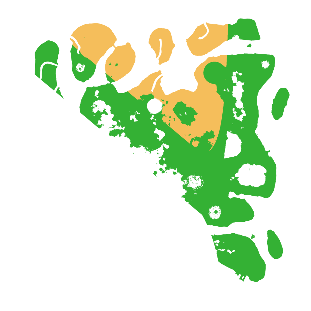 Biome Rust Map: Procedural Map, Size: 3700, Seed: 5141243