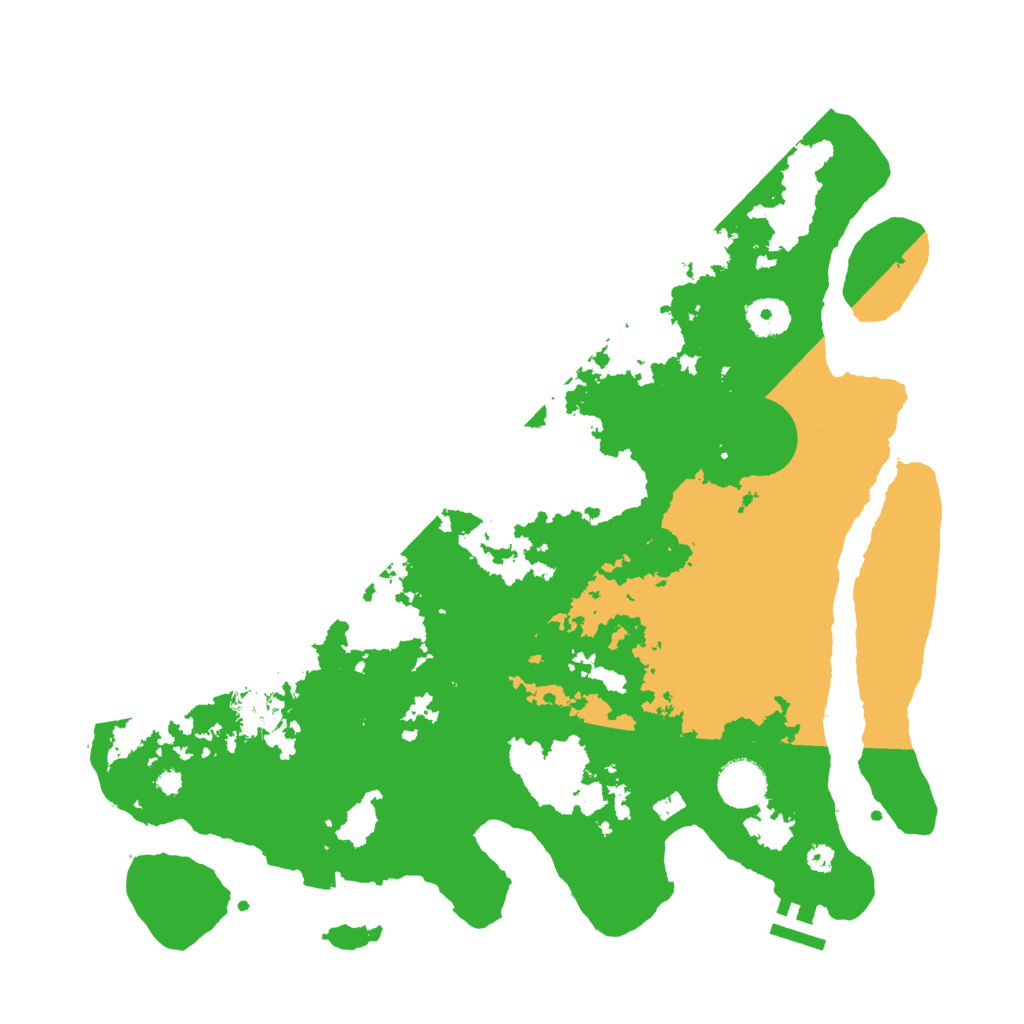 Biome Rust Map: Procedural Map, Size: 3700, Seed: 1320480