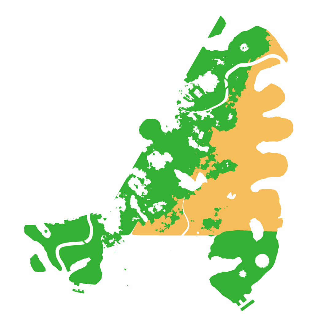 Biome Rust Map: Procedural Map, Size: 4000, Seed: 6176158