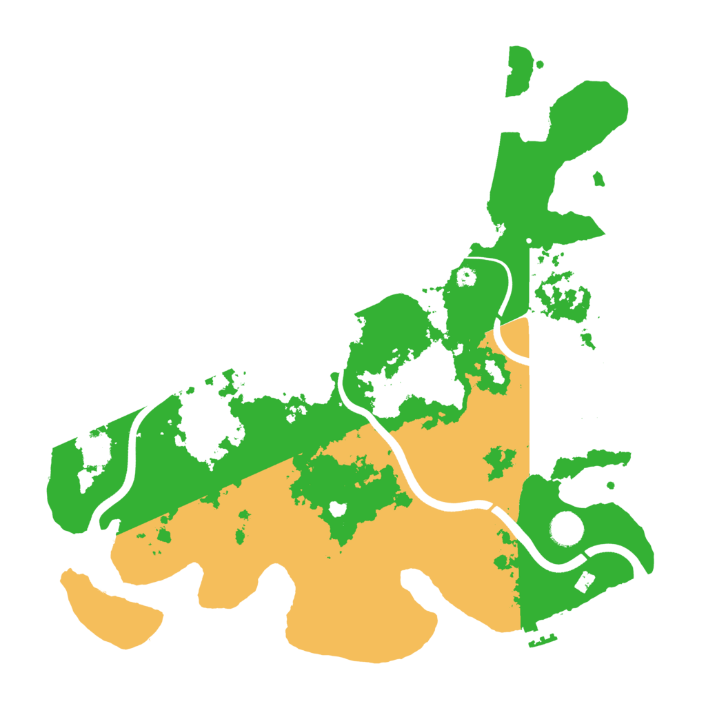 Biome Rust Map: Procedural Map, Size: 3700, Seed: 4284901