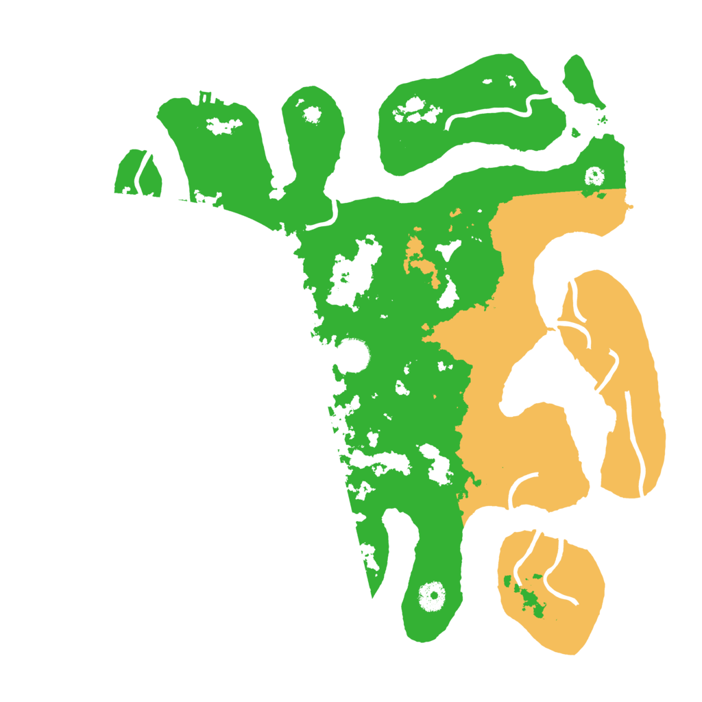 Biome Rust Map: Procedural Map, Size: 3700, Seed: 2585146