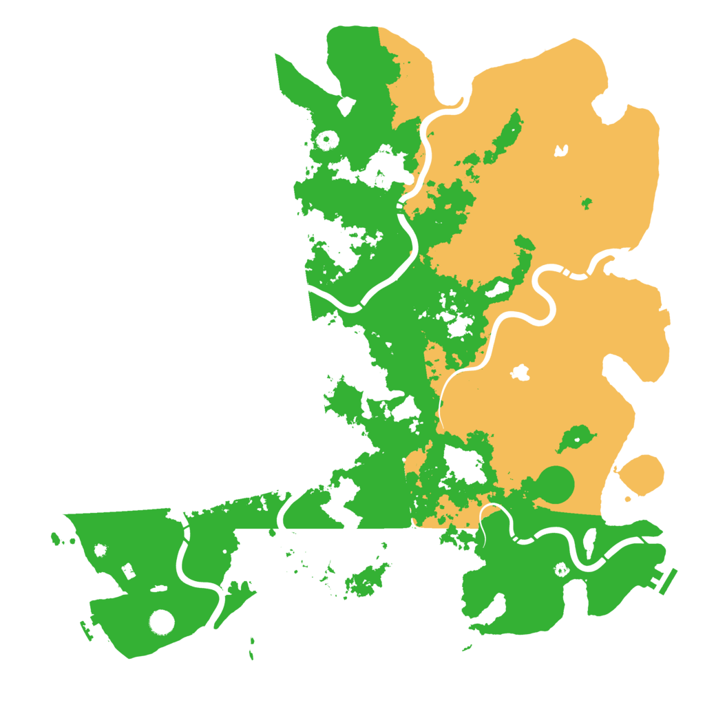 Biome Rust Map: Procedural Map, Size: 5000, Seed: 104253018