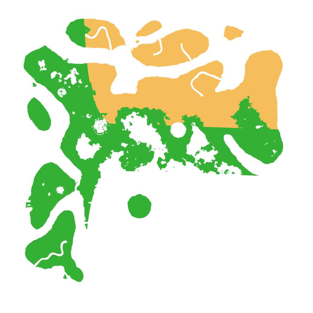 Biome Rust Map: Procedural Map, Size: 3700, Seed: 3720246