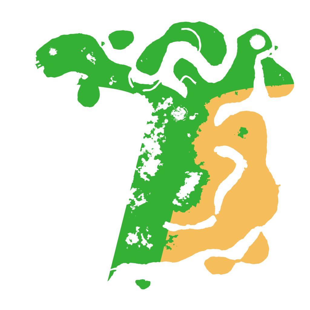 Biome Rust Map: Procedural Map, Size: 3700, Seed: 4688995