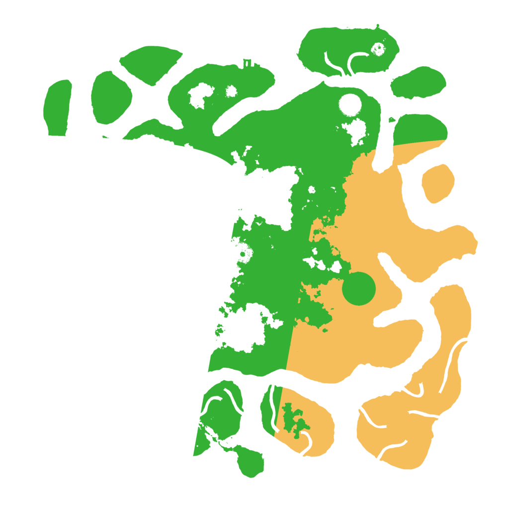 Biome Rust Map: Procedural Map, Size: 4000, Seed: 1989615