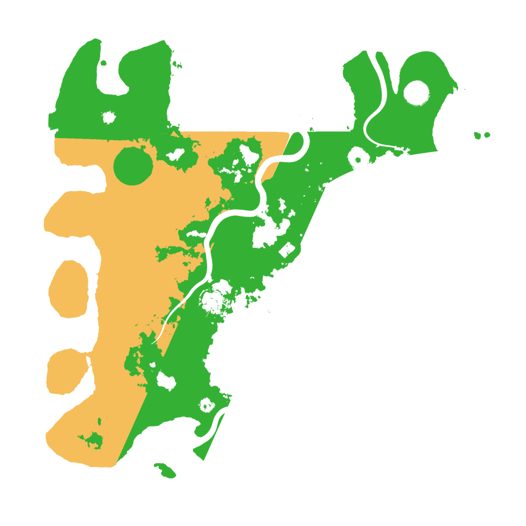 Biome Rust Map: Procedural Map, Size: 3700, Seed: 3357025