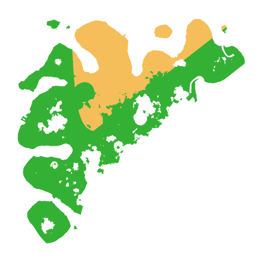 Biome Rust Map: Procedural Map, Size: 3700, Seed: 2950388