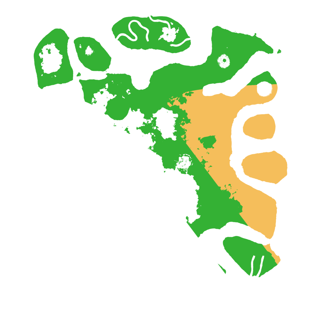 Biome Rust Map: Procedural Map, Size: 3700, Seed: 4674049