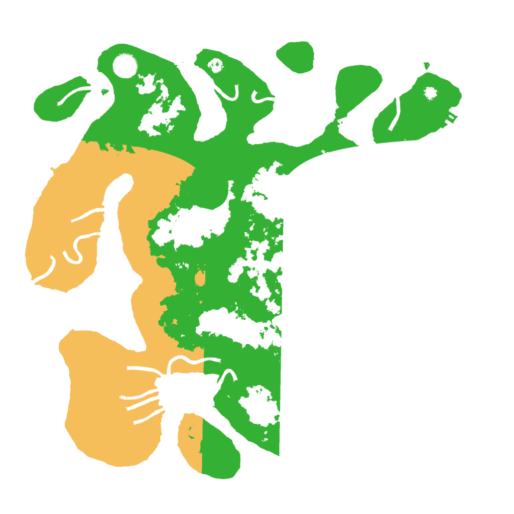Biome Rust Map: Procedural Map, Size: 3700, Seed: 6302461