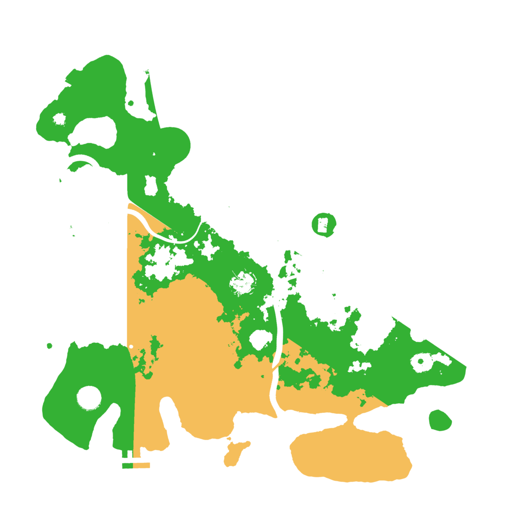 Biome Rust Map: Procedural Map, Size: 3700, Seed: 2420073