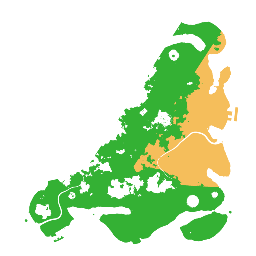 Biome Rust Map: Procedural Map, Size: 3700, Seed: 2738973