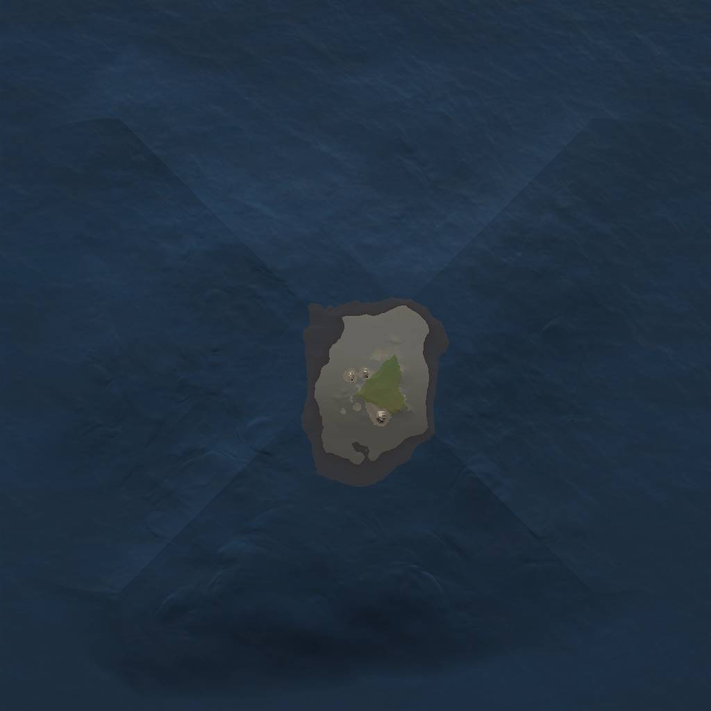 Rust Map: Procedural Map, Size: 1000, Seed: 111436572, 3 Monuments