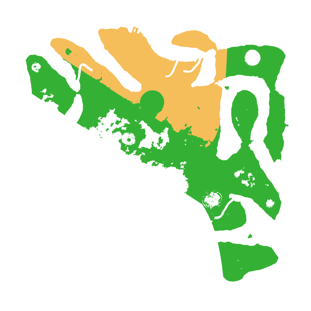 Biome Rust Map: Procedural Map, Size: 3500, Seed: 4677303