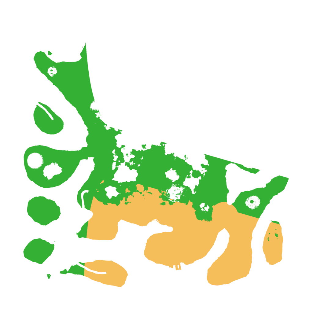 Biome Rust Map: Procedural Map, Size: 3500, Seed: 2272008