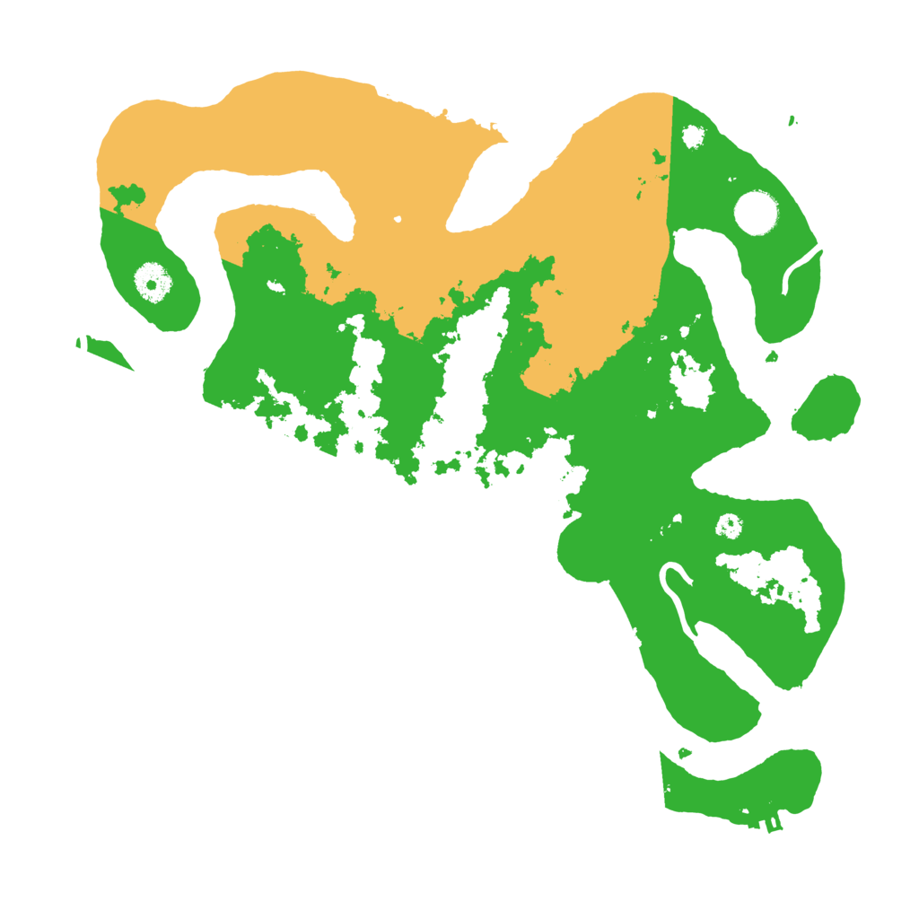 Biome Rust Map: Procedural Map, Size: 3700, Seed: 5497401