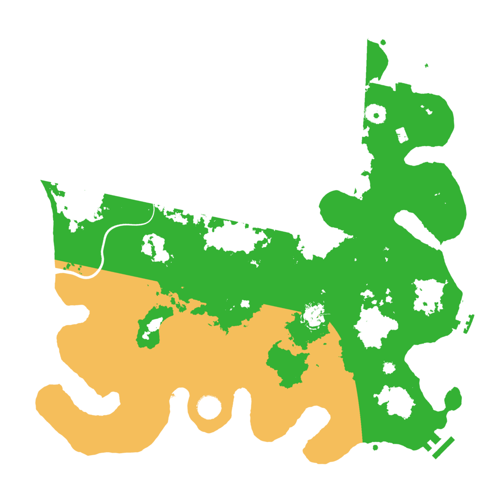 Biome Rust Map: Procedural Map, Size: 3700, Seed: 749710