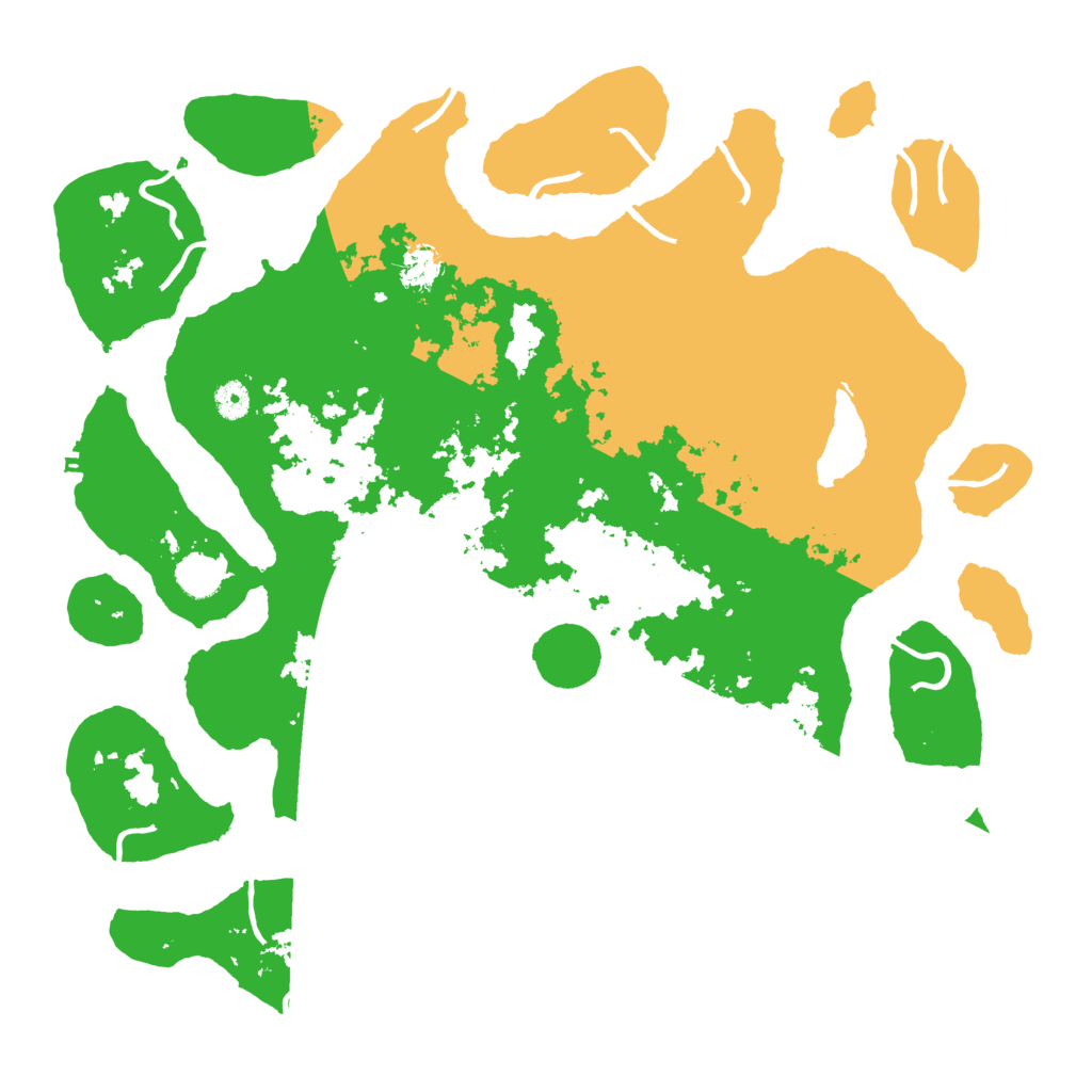 Biome Rust Map: Procedural Map, Size: 4500, Seed: 618614