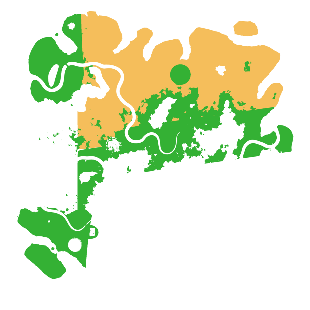 Biome Rust Map: Procedural Map, Size: 4000, Seed: 523556