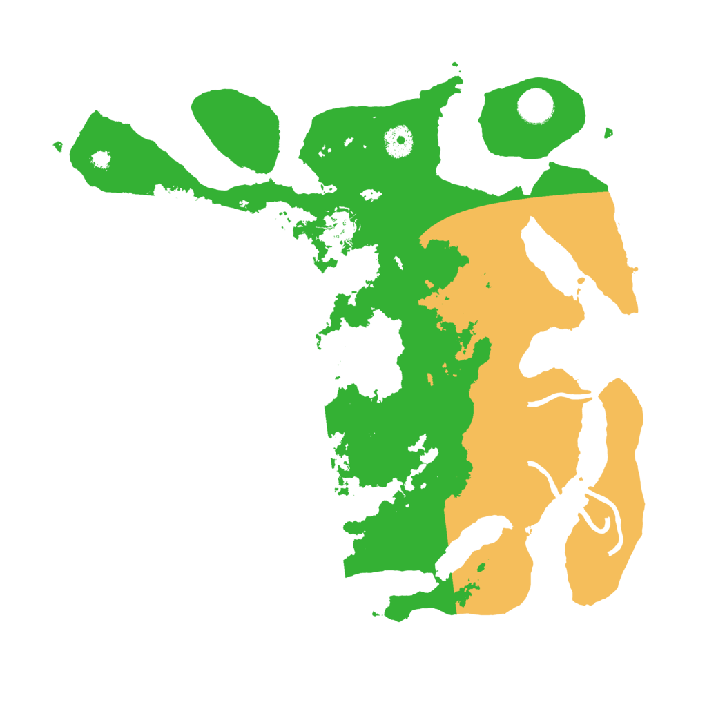 Biome Rust Map: Procedural Map, Size: 3500, Seed: 1358637808