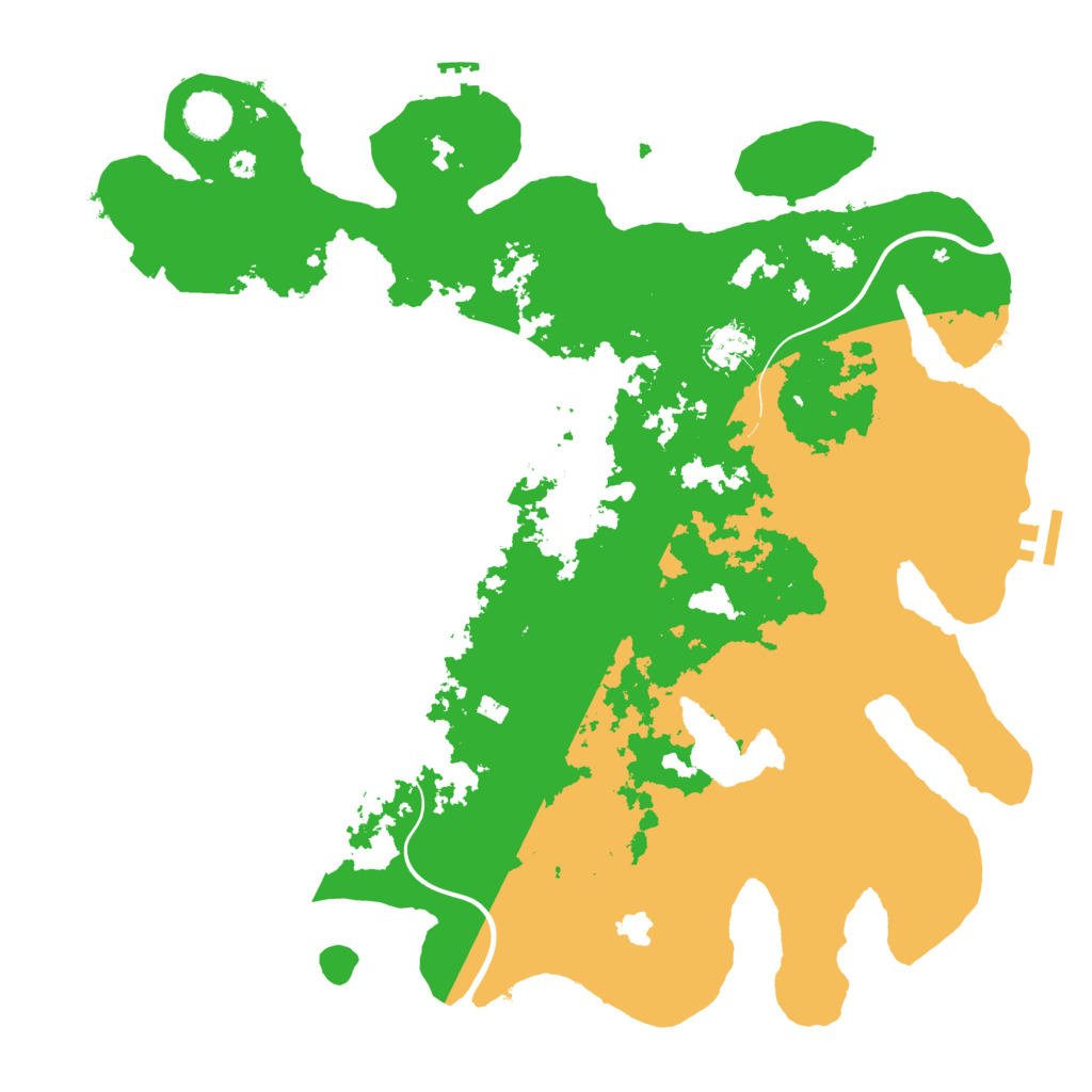 Biome Rust Map: Procedural Map, Size: 4000, Seed: 29032022