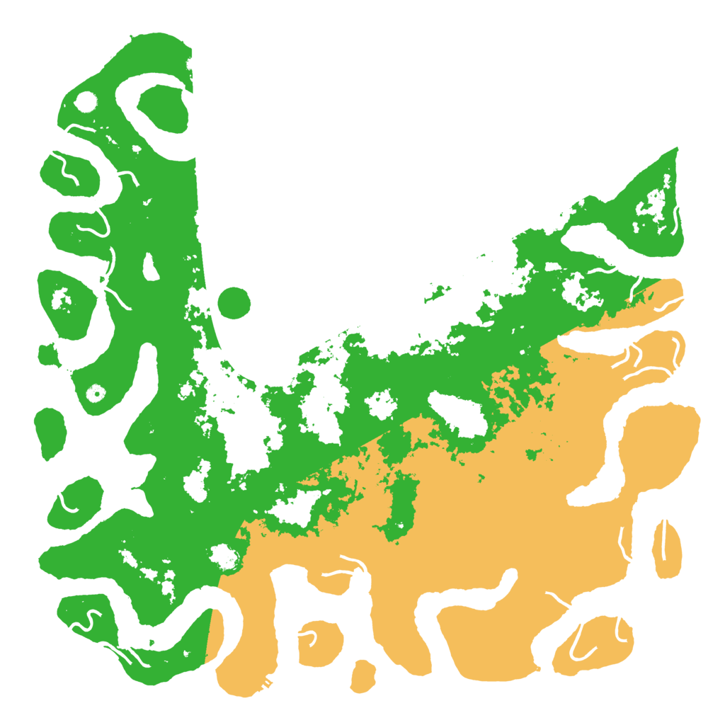 Biome Rust Map: Procedural Map, Size: 6000, Seed: 1100101