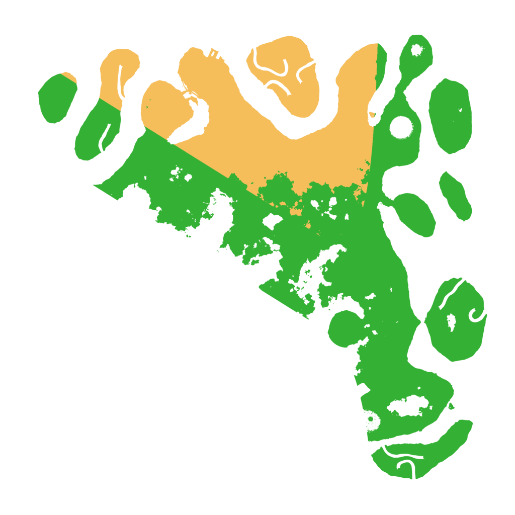 Biome Rust Map: Procedural Map, Size: 4000, Seed: 421721